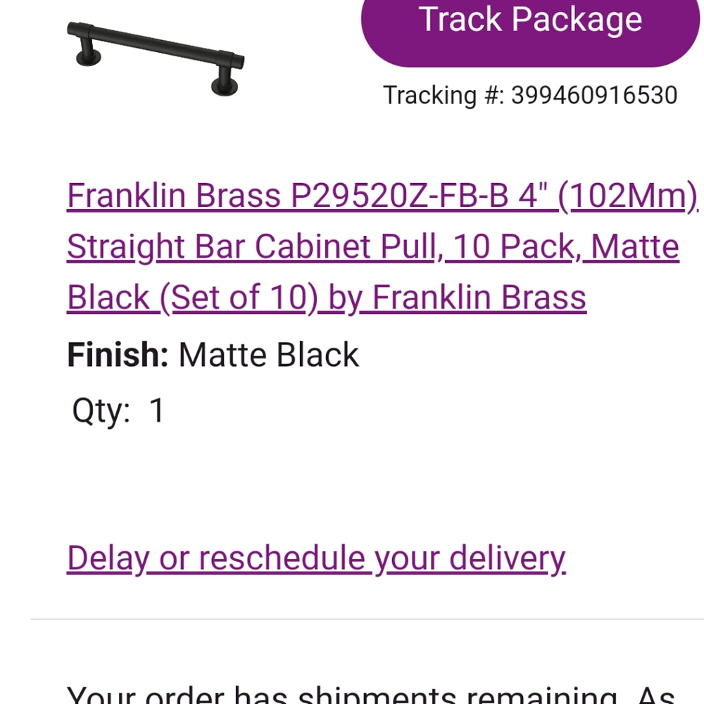 10 matt black brass drawer pulls